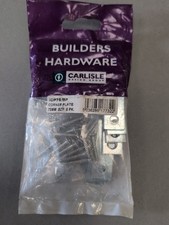 Carlisle Brass Icp75bp 75mm Corner Brackets Zinc Plated 6 Pack