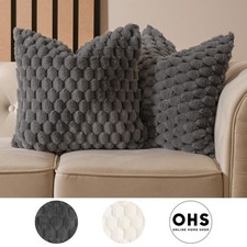 OHS Waffle Cushion Covers Faux