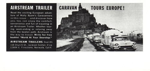 1957 airstream caravan - caravan, tours