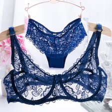 Womens Sheer Lace Unlined Bra