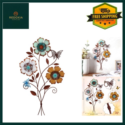 Elegant tricolor flower metal - elegant,