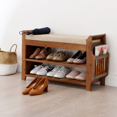 Tier shoe bench storage - 2,