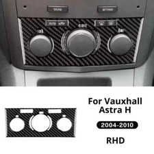 Vauxhall Astra H MK5 2004-2010 Carbon Fibre Centre Console Air Con Panel Trim