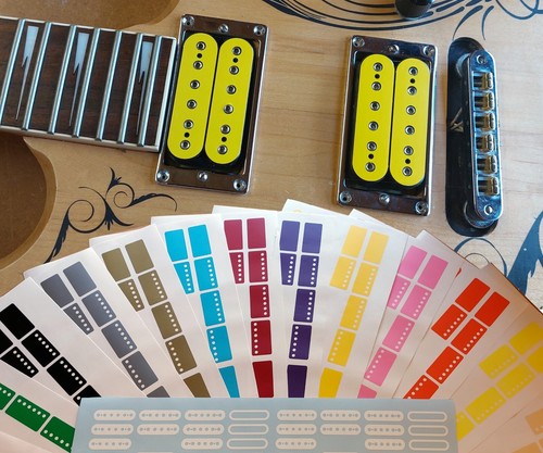 Guitar pickup inlay - guitar,