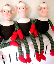 A LARGE HAND KNITTED CHRISTMAS