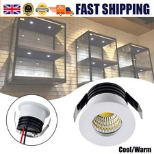 5PCS 3w LED Recessed Small Cabinet Mini Spot Lamp Ceiling Downlight Fixture UK