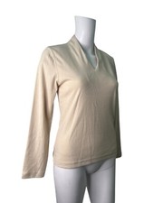 Poppy Jumper Pullover Size 10 Womens Sweater Oat Cotton Top NEW EU38 RRP £23