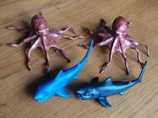4 x Large Toy Animal Figures
