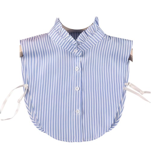 Detachable shirt collar blue - collar,,