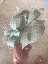 Country Casuals  Aqua Elegant Wedding Fascinator  Races Royal Ascot