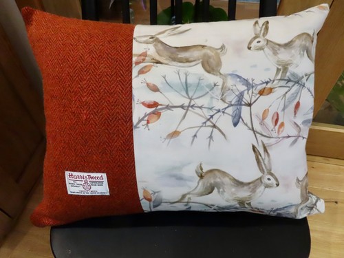Harris tweed xmas hare - tweed, &
