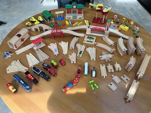 Brio large wooden train set - wooden,
