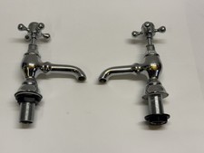 Imperial Bathrooms Bath Traditional Taps – Chrome Pair (Hot & Cold)