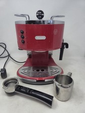 Delonghi Espresso Coffee Machine EC0310.R Red, Working