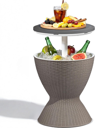 Resin ice bucket - ice,