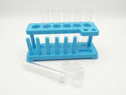 Test tube rack with 6 - rack,
