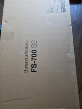 Bowers & Wilkins FS-700 S2 Speaker Stand Pair w/ Original Box Silver