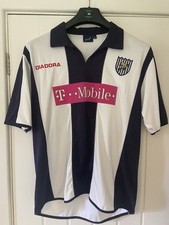 Signed Diomansy Kamara West Bromwich Albion 05/06 Home Shirt Large WBA