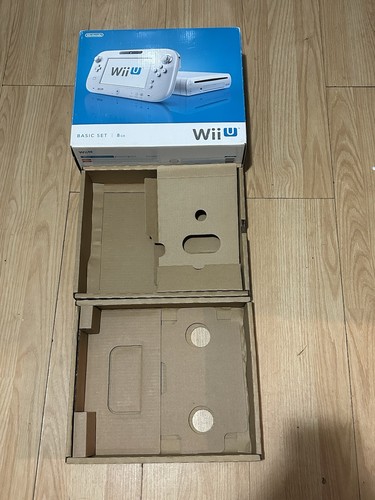 Wii white console empty - empty, box
