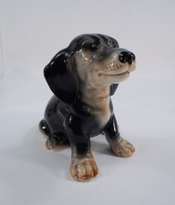 Vintage Sylvac Dog 3077 Large  Ceramic Dachshund Puppy - Rare find.
