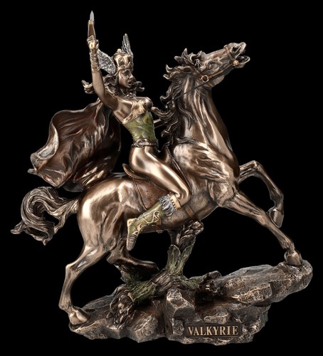 Valkyrie figurine riding - figurine,