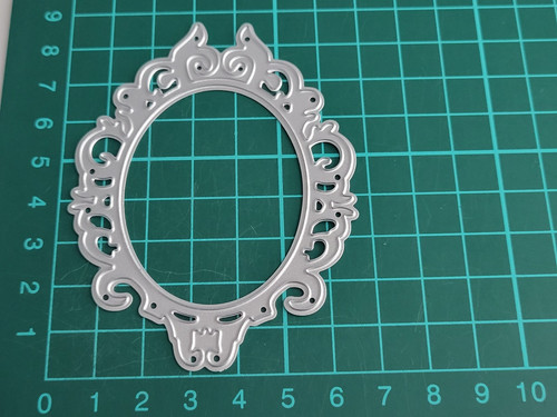 Cameo border frame die - frame, cutter