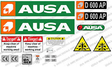AUSA D600 AP DUMPER DECALS