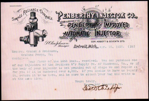 1893 detroit penberthy - 1893, mi