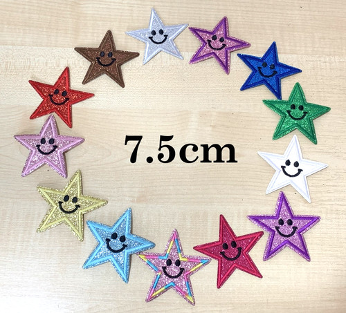 Star iron badge sew - iron,