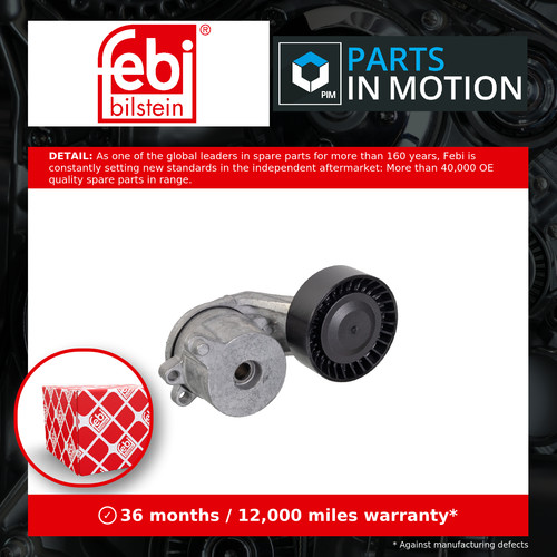 Aux belt tensioner - belt, febi