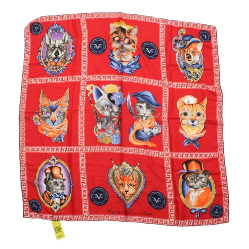 Versace 1969 women scarf red - versace,