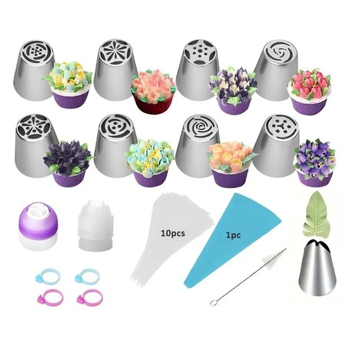 27pcs russian tulip - russian, icing