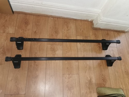 Thule black square roof bars - square, /