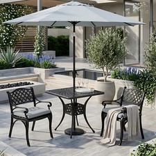 Cast aluminium garden table - garden,