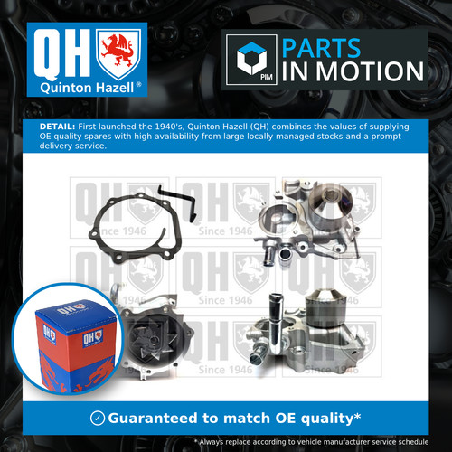 Water pump qcp3931 quinton - water,