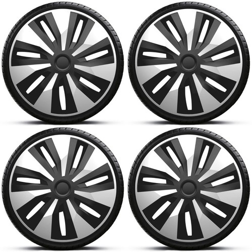 Wheel trims black silver - wheel, 15"
