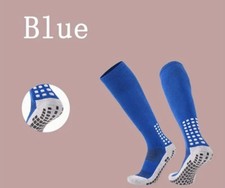 Blue Football Grip Socks