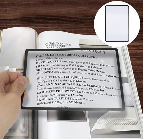 Page magnifier sheet - a5,