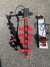 Heavy Duty 4 Bicycle Swing Down Rack. Hitch Mounted. 