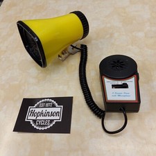 Retro Bicycle Siren Alarm 3 sounds Police Ambulance Fire microphone BMX Burner