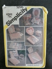 Simplicity 5296 Sewing pattern Crafts Desk Dressing table accessories photo fram