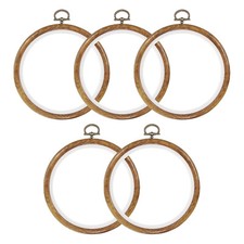 5pcs Embroidery Hoop Frame 5"