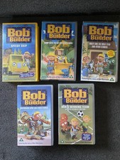 Bob The Builder VHS Bundle X 5