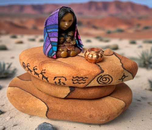 Sandstone art sculpture - sculpture, indian