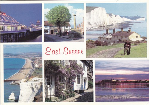 East sussex multiview postcard - east,