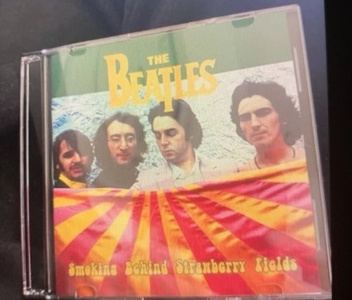 The beatles smoking behind - beatles,