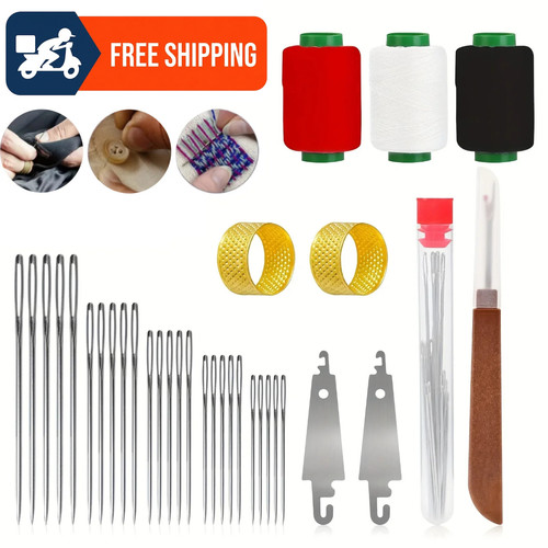 34pcs hand sewing kit - 34pcs,