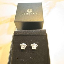VERSACE Medusa Silver Earrings