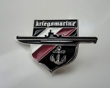 Pre-Owned German Kreigsmarine U Boat badge Submarine repro Marine Naval Warfare
