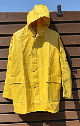 Yellow pvc waterproof jacket - ,